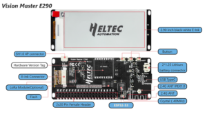 Heltec Vision Master E290 - ESP32-S3 - SX1262 LoRa 868MHz - With 2.9 Inch E Paper Display Back 1500x1500 Heltec Vision Master E290 - ESP32-S3 - SX1262 LoRa 868MHz - With 2.9 Inch E Paper Display Back 1500x1500