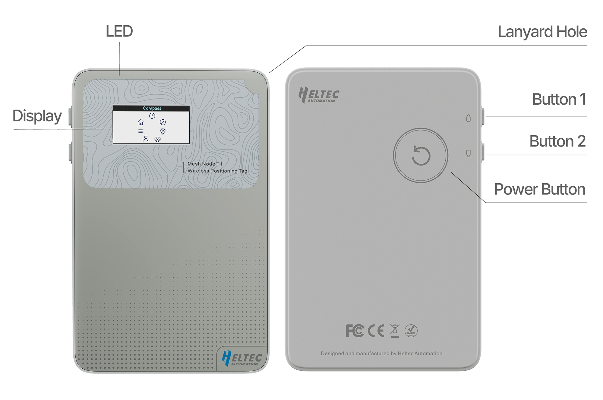 Mesh Node T1 LoRa Position Tag – Heltec Automation